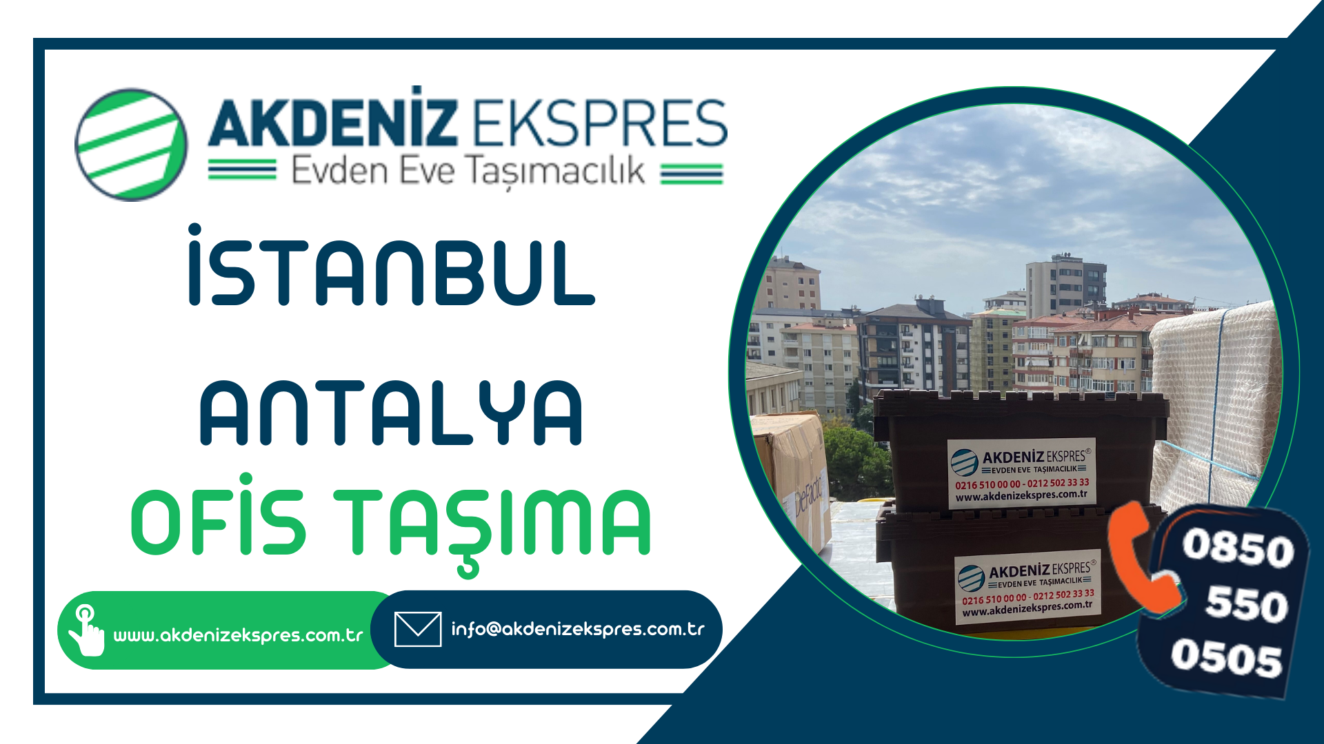 İstanbul Antalya ofis taşıma