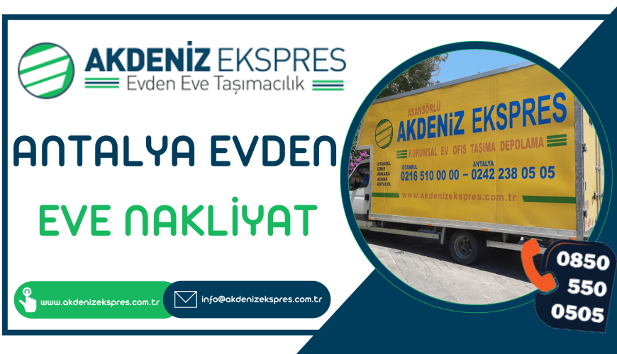 Antalya evden eve nakliyat