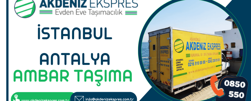 İstanbul Antalya ambar taşıma